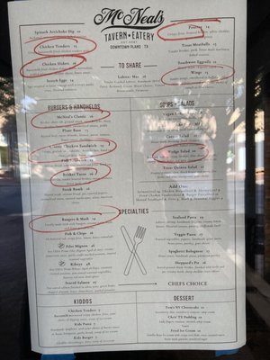 Menu photo 7 McNeal's Tavern & Eatery Plano, TX