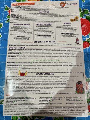 Menu photo 1 The Flying Biscuit Cafe Cary, NC Menu photo 1 The Flying Biscuit Cafe Cary, NC