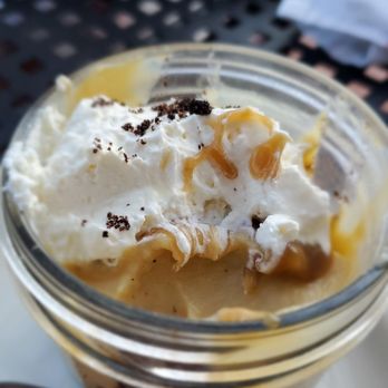 Cucina Lupo - Budino  $9.50  Salted Caramel, Caramel Custard, Chocolate Cookie Crumble - Italian Near Me - Carson City, Nevada