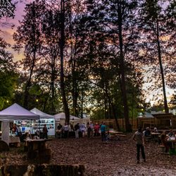 The Grove at Upcountry Provisions - A beautiful sunset during an event.