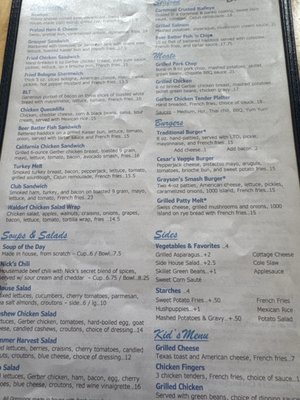 Menu photo 1 Galena Diner Galena, OH Menu photo 1 Galena Diner Galena, OH