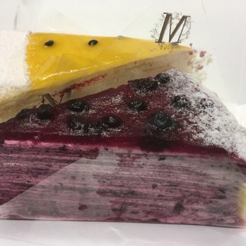 Waikiki Tea - Passion fruit Mille crepe and fresh blueberry Mille crepe - Desserts Near Me - Honolulu, Hawaii Waikiki Tea - Passion fruit Mille crepe and fresh blueberry Mille crepe - Desserts Near Me - Honolulu, Hawaii