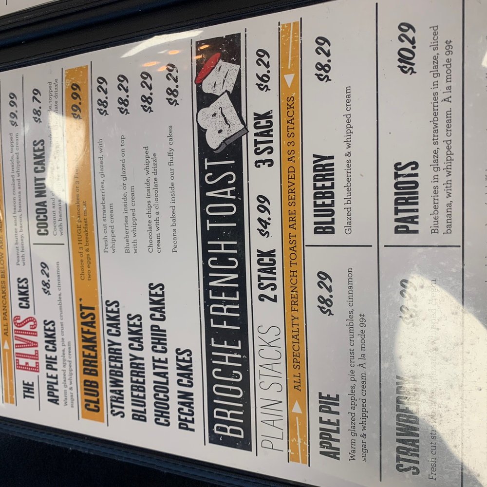 Wally Waffle - a menu for a restaurant - Breakfast & Brunch Near Me - Akron, Ohio