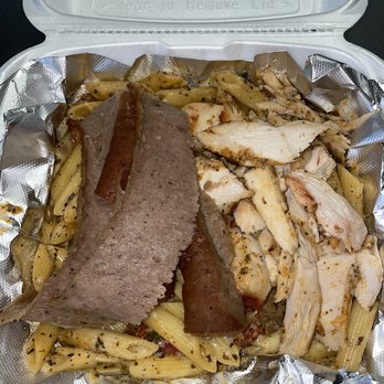 Zeus - Flowood - 16. Combination Shawarma Pasta - Mediterranean Near Me - Flowood, Mississippi