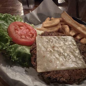 Crosstown Pub & Grill - Black Bean burger - New American Near Me - Cary, North Carolina