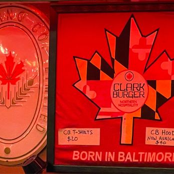 Clark Burger - a picture of a canadian maple leaf - Burgers Near Me - Baltimore, Maryland