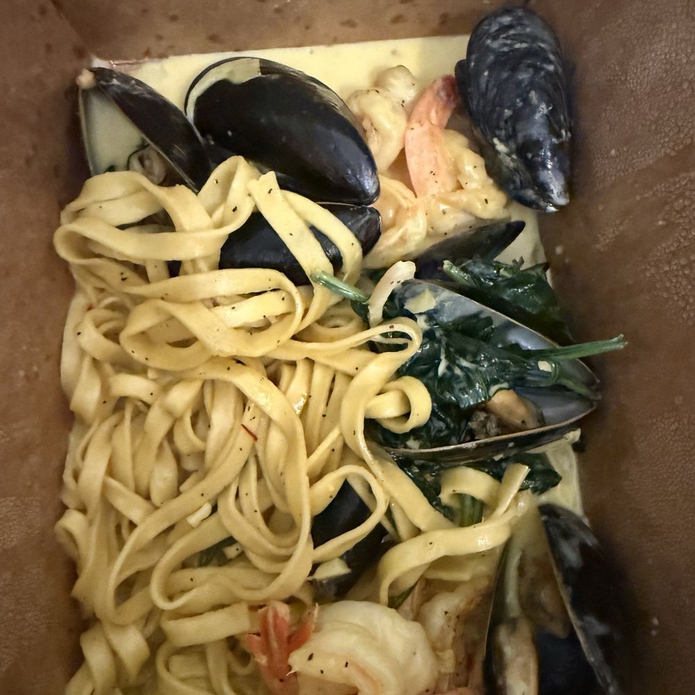 Mexique cafe - SEAFOOD TAGLIATELLE - French Near Me - Brooklyn, New York