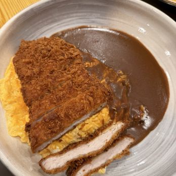 Tendon Kohaku - Pork Kastu with Omurice upgrade - Japanese Near Me - Bellevue, Washington Tendon Kohaku - Pork Kastu with Omurice upgrade - Japanese Near Me - Bellevue, Washington