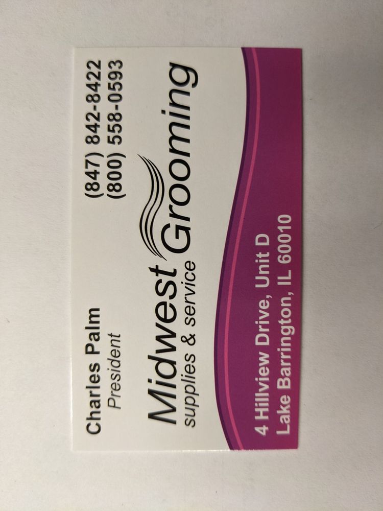 MIDWEST GROOMING SUPPLIES & SERVICE Updated August 2024 4 Hillview Dr, Lake Barrington
