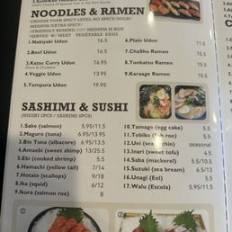 Menu Menu