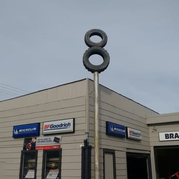 Big 8 Tire - Watch for this huge 8 that got put on the pole at big 8 tire - Tires Near Me - Ely, Nevada