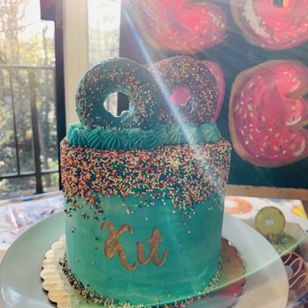 Dunn From Scratch - Donut themed bday cake! - Bakeries Near Me - Leesburg, Virginia