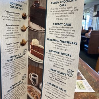 Black Bear Diner Chino - Dessert Menu 10/26 - American Near Me - Chino, California Black Bear Diner Chino - Dessert Menu 10/26 - American Near Me - Chino, California