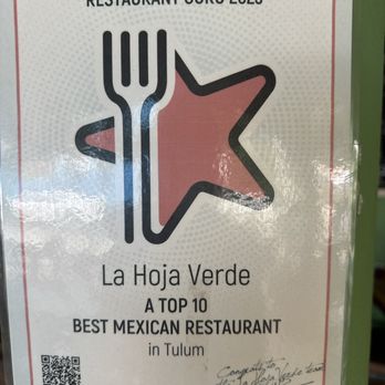 La Hoja Verde - Vegetarian Near Me - Tulum, ROO
