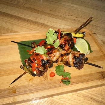 The Blind Goat - Pork Belly Skewers (Gluten-Free) - Vietnamese Near Me - Houston, Texas