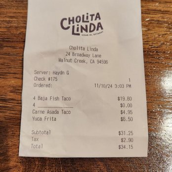 Cholita Linda - Latin American Near Me - Walnut Creek, California