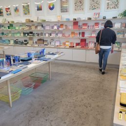 The whole store is laid out by color The whole store is laid out by color