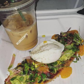 Le Buzz Caffe - Agave Latte & Avocado Tartine (highly recommend) - Coffee & Tea Near Me - Tucson, Arizona