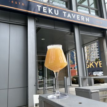 TeKu Tavern + Cafe - Hazy IPA on the Patio. Spring is here! - Beer Bar Near Me - Seattle, Washington