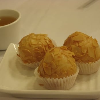 The Kitchen - Another fried item with the egg yolk lava inside and sliced alomond outside - Dim Sum Near Me - Millbrae, California The Kitchen - Another fried item with the egg yolk lava inside and sliced alomond outside - Dim Sum Near Me - Millbrae, California
