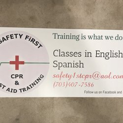 Safety First CPR & First Aid Training - Banner
