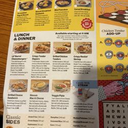 Cracker Barrel Old Country Store - Menu