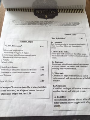Menu photo 5 Le Petit Breton Drumcondra, D