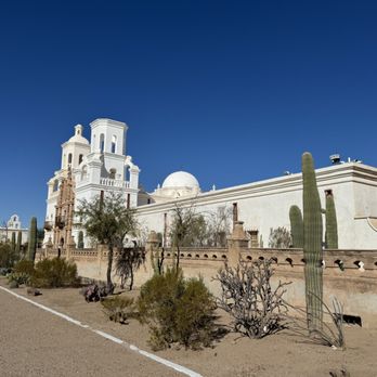 San Xavier Del Bac Mission - Side view - Churches Near Me - Tucson, Arizona San Xavier Del Bac Mission - Side view - Churches Near Me - Tucson, Arizona