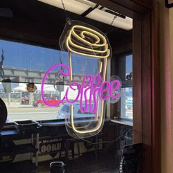 Zappa's - Neon coffee sign