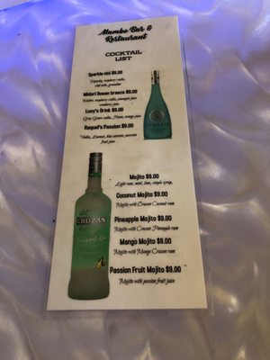 Menu photo 2 Mambo Bar & Restaurant New London, CT