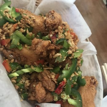 Muay Thai Kitchen - Chicken wings.  So gooooooooddddddd!!!!! - Thai Near Me - San Marcos, California
