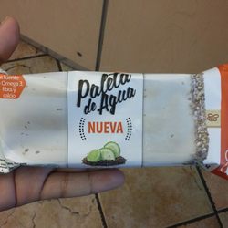 Nutrisa - Paleta de pepino con limón y chia