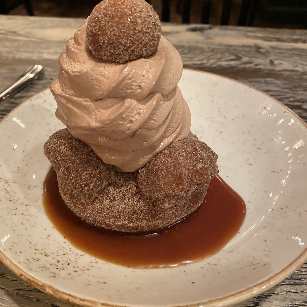 Charcoal - Donut dessert - New American Near Me - Yardley, Pennsylvania Charcoal - Donut dessert - New American Near Me - Yardley, Pennsylvania
