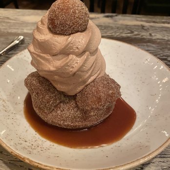 Charcoal - Donut dessert - New American Near Me - Yardley, Pennsylvania Charcoal - Donut dessert - New American Near Me - Yardley, Pennsylvania