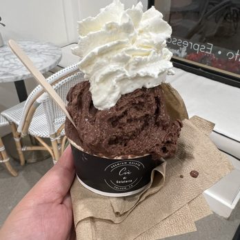 Cia di Gelateria - Chocolate hazelnut gelato. - Gelato Near Me - Folsom, California Cia di Gelateria - Chocolate hazelnut gelato. - Gelato Near Me - Folsom, California