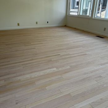 Custom Hardwood Floors - First day of sanding - Flooring Near Me
