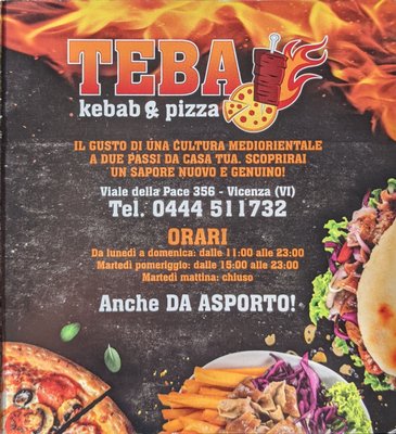 Menu photo 1 Teba Kebab E Pizzeria Vicenza, VI