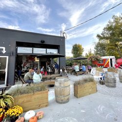Eleventhree Brewing Company - Front of brewery, located in back of building.