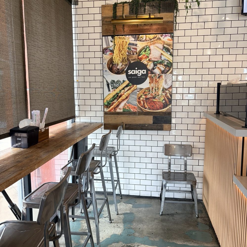 Saiga Vietnamese Eatery - Inside seating - Vietnamese Near Me - Orange, California Saiga Vietnamese Eatery - Inside seating - Vietnamese Near Me - Orange, California