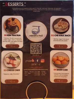 Menu photo 5 Mama’s Kitchen Daytona Beach, FL