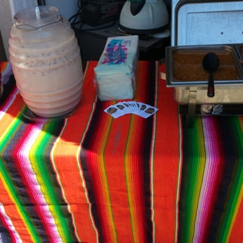 Tacos Robles - Agua de Fresa (Strawberry Water) and Horchata, Rice and Beans - Caterers Near Me Tacos Robles - Agua de Fresa (Strawberry Water) and Horchata, Rice and Beans - Caterers Near Me