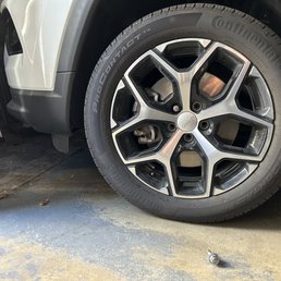 When I got home, only 1 lug nut was left. CARELESS!!!