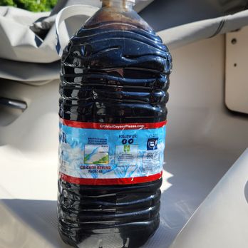Pacific Marine Repair - Oil I removed from the boat after their oil "change" - Boat Repair Near Me - Ventura, California Pacific Marine Repair - Oil I removed from the boat after their oil "change" - Boat Repair Near Me - Ventura, California