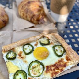 Jalapeño mozzarella galette Jalapeño mozzarella galette