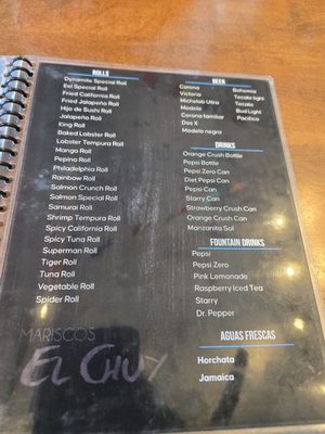 Menu photo 5 Mariscos El Chuy Paramount, CA