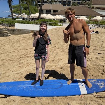 Big Wave Dave Surf & Coffee - Nico and my 11 year old having a demonstration. - Coffee & Tea Near Me - Honolulu, Hawaii