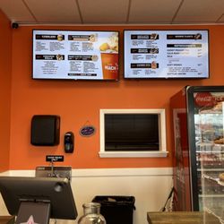 The Peach Cobbler Factory - Menu and cashier