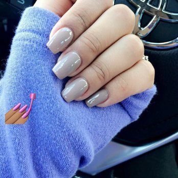 NV - US Nails - Grey/brown color #446 wood lake of their gel polishes - Nail Salons Near Me - Vacaville, California