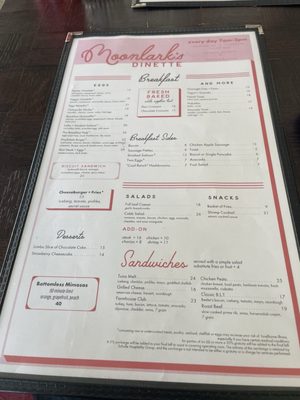Menu photo 2 Moonlark’s Dinette Los Angeles, CA Menu photo 2 Moonlark’s Dinette Los Angeles, CA