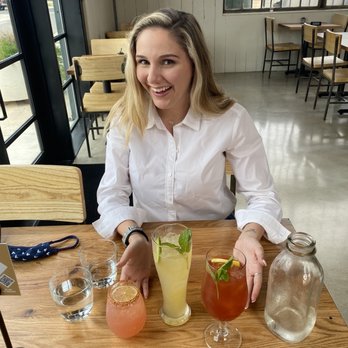 Camp Outpost - Drinks were so on point from left to right, Paloma, Pineapple Buck & The Hard Tea. Watch out for the Hard Tea taste so good. - New American Near Me - San Antonio, Texas